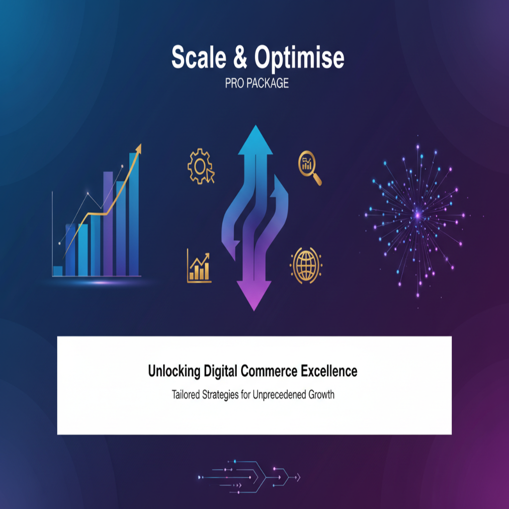 generate image for Pro Package — “Scale & Optimise” as my service based offering